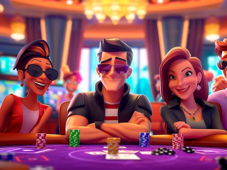 Ilustrasi olahraga dan kasino digital hagoslot